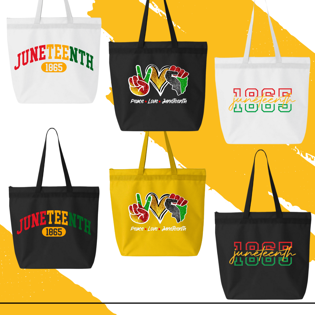 JUNETEENTH TOTE BAG
